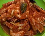 Foto langkah ke 4 dari resep Udang Pancet Lado Merah.