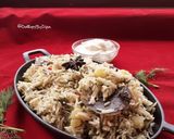 A picture of step 6 of Dill leaves Rice.