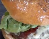 A picture of step 5 of Sesame seed burger baps.