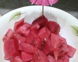 A picture of step 2 of Water melon colada 🍉🍋🍸☉ #drinkcontest.