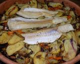 Foto del paso 8 de la receta: Pescado con verduras