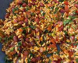 A picture of step 3 of Mamara poha.
