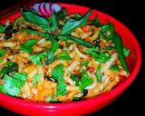 A picture of step 6 of Mike's Spicy Thai Udon Noodles.