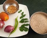 A picture of step 1 of Broken Quinoa Coconut Upma.