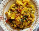 Acharya potato capsicum recipe step 3 photo