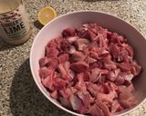 Foto del paso 1 de la receta: Contres de pollo en salsa de curry rojo con rovelones