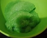 Foto langkah ke 4 dari resep Bubur singkong pandan kuah santan.