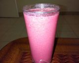 A picture of step 3 of Mixedfruitsmilkshake #authormarathon# #4weekschallenge# #charity.