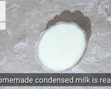 A picture of step 3 of Homemade condensed milk.