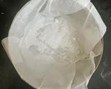 A picture of step 5 of Chhena Poda.