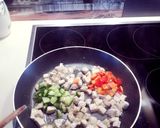 Zöldséges csirkemell, kölessel recept fázis 3 fotója