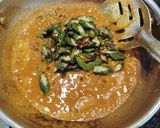 A picture of step 8 of South Indian lunch.