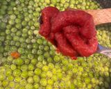 A picture of step 4 of Yakhnet Bazella - Lebanese green peas stew.