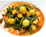 Foto langkah ke 7 dari resep Gulai Kacang Panjang Telur Puyuh Mudah Lezat.