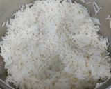 A picture of step 1 of Mung sprout and methi pulao.