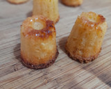 Foto del paso 5 de la receta: "Canneles" v1 de almendra, rellenos de crema y con chocolate s/g