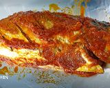 A picture of step 4 of Samak Mashwi (Arabian spiced fish).