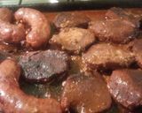 Foto del paso 4 de la receta: Peceto y Chorizos a la salsa bbq