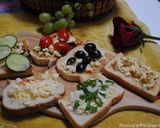 A picture of step 3 of Toasted bread with feta cheese and.......