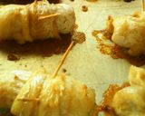 Foto del paso 8 de la receta: Filetes de pescado arrollado con acompañamiento de salsa de espinaca