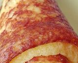 Une image de l'étape 4 de Torta de naranja, gâteau roulé à l'orange, spécialité Portugaise.