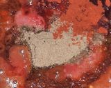 A picture of step 3 of Kathal sabzi.
