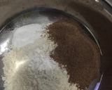 Foto langkah ke 1 dari resep Brownies kukus ricecooker serba 3 sdm.