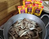 Foto langkah ke 2 dari resep Sate Jamur Tiram Bumbu Kecap.