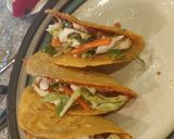 A picture of step 6 of Whizzle grilled fish tacos with thug kitchen slaw.
