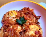 Foto langkah ke 2 dari resep Telur mata sapi pedas.