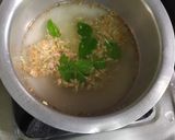 A picture of step 1 of Turmeric tea.