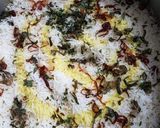 A picture of step 7 of Dum Biryani.