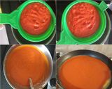 A picture of step 5 of Paneer Makhni.