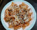 A picture of step 6 of Penne Arrabbiata.