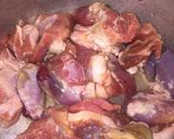 A picture of step 2 of Assorted and Ram meat pepper soup.