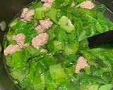 A picture of step 2 of Chicken and Mustard Greens Soup.