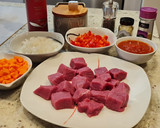 Foto del paso 1 de la receta: Carne de ternera al curry