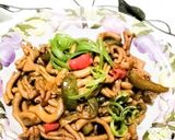 Foto langkah ke 5 dari resep Tumis Usus Ayam.