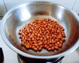 A picture of step 1 of Healthy tasty rajgira flour and roasted peanut Burfi.