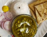 A picture of step 12 of Shahi Palak Paneer.