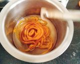 A picture of step 9 of Instant jalebi 😋😋😋.