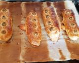 Foto del paso 5 de la receta Hojaldres con chorizo, queso y aceitunas