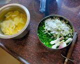 A picture of step 1 of Spring onion potato.