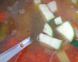 A picture of step 2 of Lentil and Vegetable Soup.