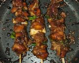Foto langkah ke 3 dari resep Yakitori / Sate Ayam Khas Jepang Panggang Teflon.