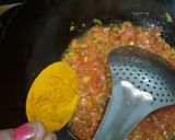 A picture of step 4 of Aloo Gobhi.
