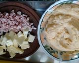 Foto del paso 2 de la receta: Bombas de papa con mozzarella y panceta