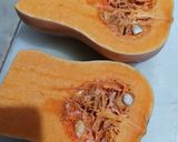 Foto langkah ke 1 dari resep Baked Butternut Squash with Ice Cream 🍨.
