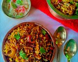 A picture of step 11 of Kathal ki Biryani.