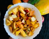 A picture of step 2 of Fruit Chaat.